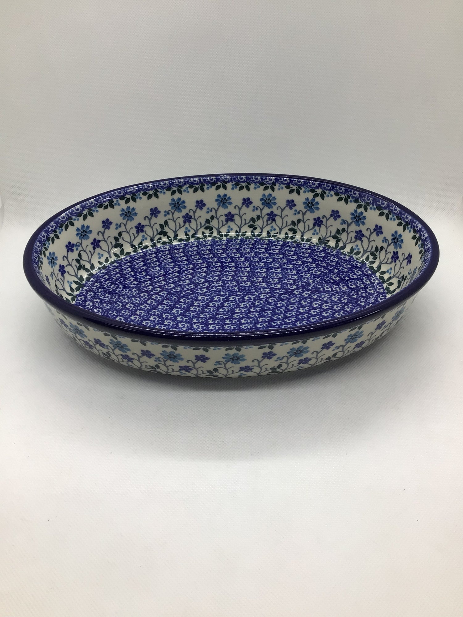Georgia Blue Oval Baker 10.5"