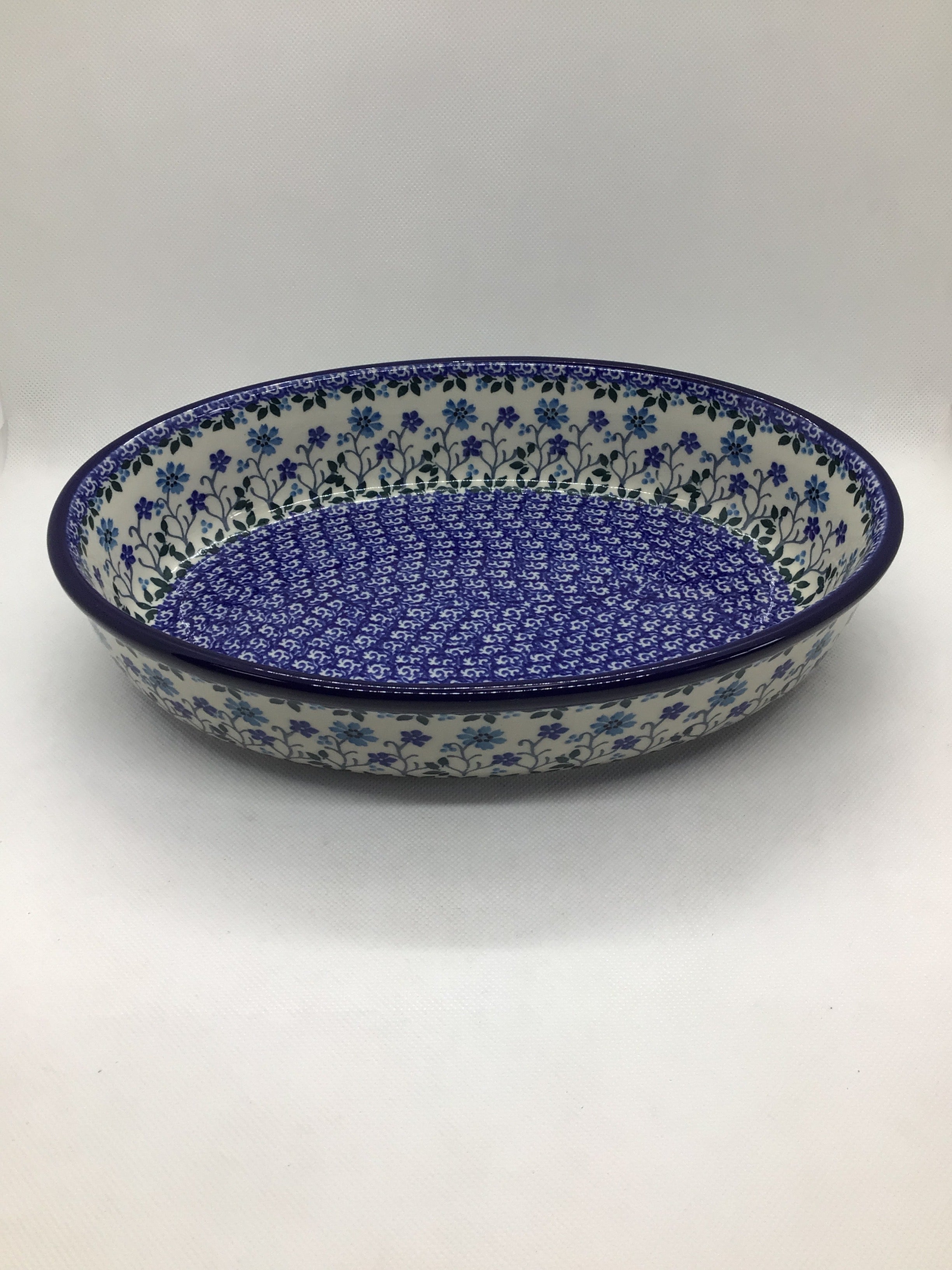 Georgia Blue Oval Baker 10.5"
