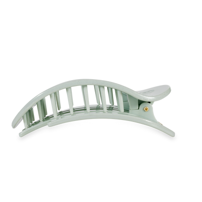 TELETIES - Flat Round Hair Clip | Large | Dew Drop