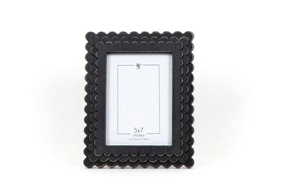 Adams &amp; Co. Wood Photo Frame Scallop 5x7