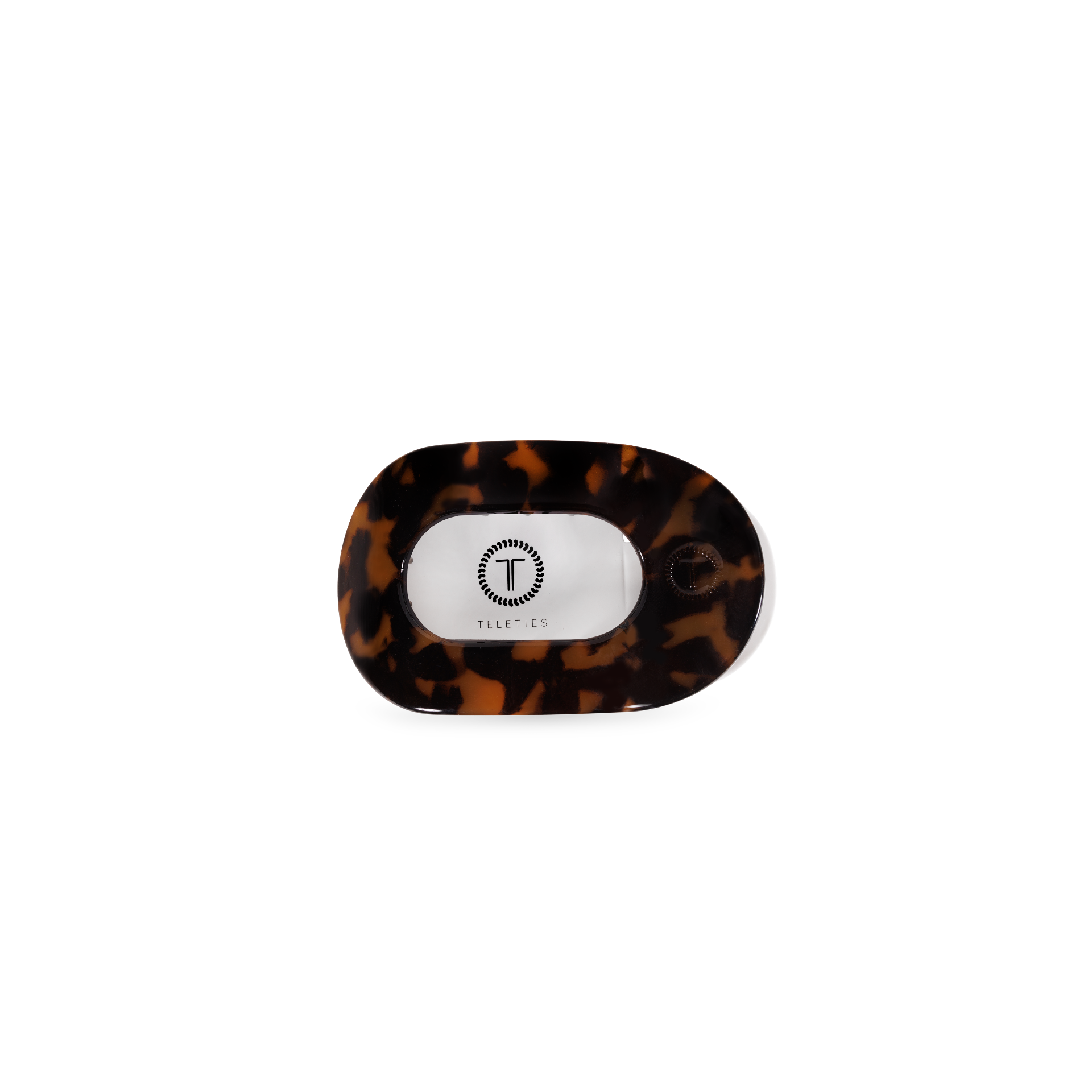 TELETIES - Tortoise | Tiny | Flat Round Clip