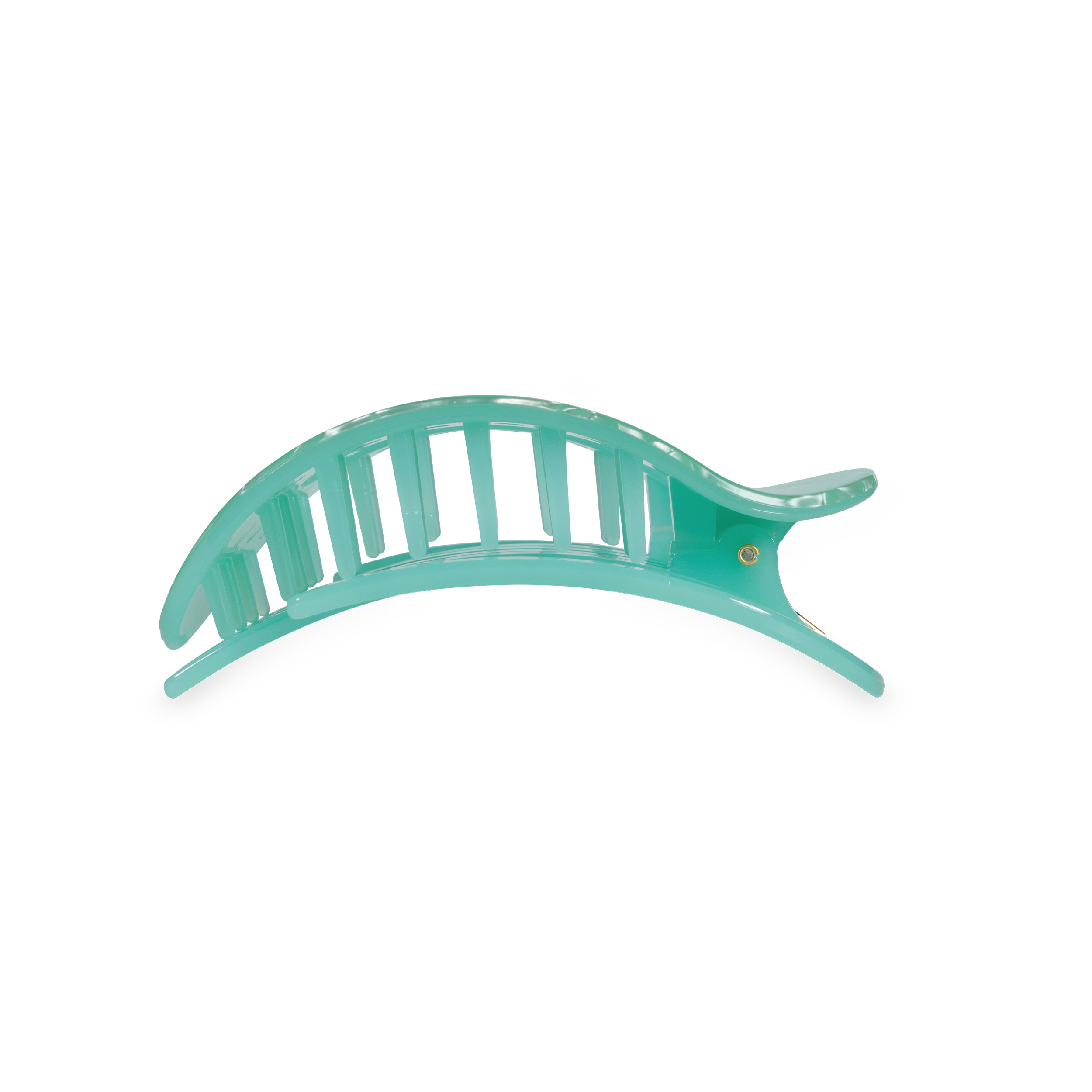 TELETIES - Flat Round Hair Clip | Medium | Spring Splash