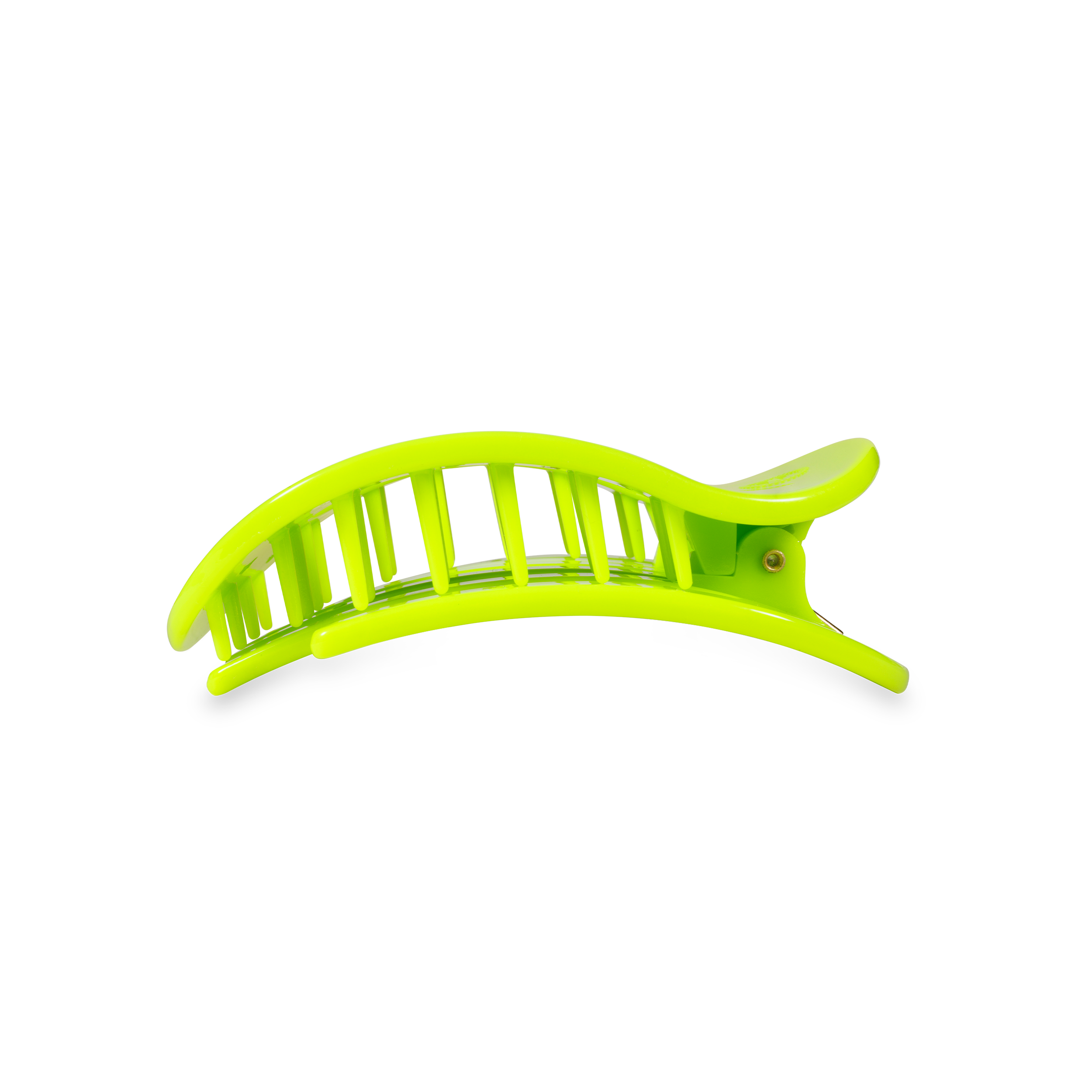 TELETIES - Flat Round Hair Clip | Medium | Summer Brights