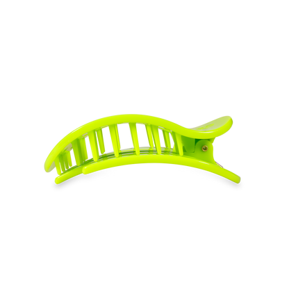 TELETIES - Flat Round Hair Clip | Medium | Summer Brights