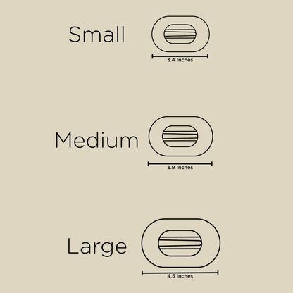 TELETIES - Flat Round Hair Clip | Small | Candy Cane Crush