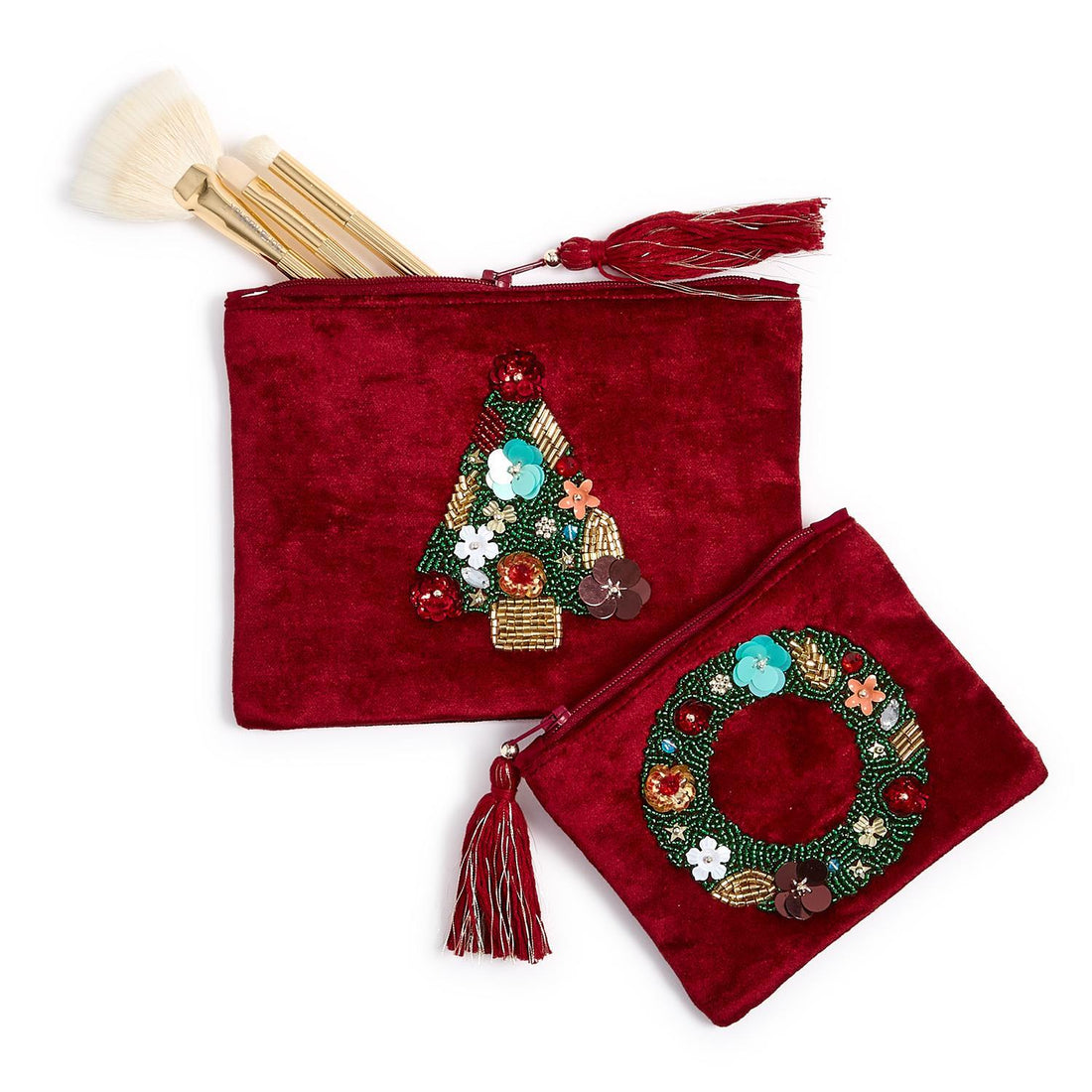 Velvet Holiday Pouch
