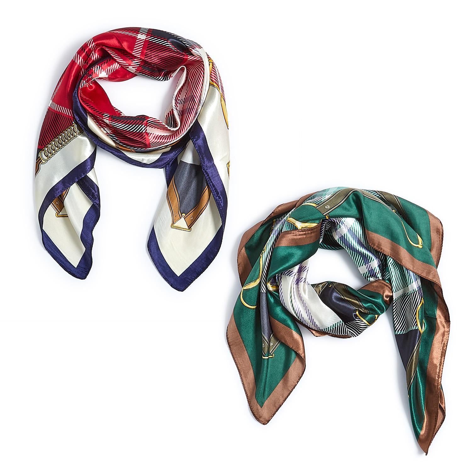 Tartan Silk Scarf