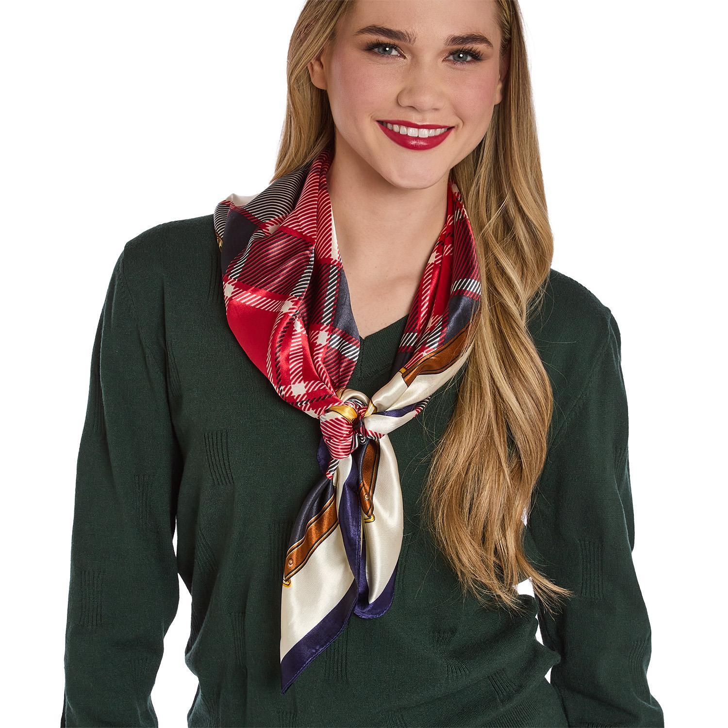 Tartan Silk Scarf