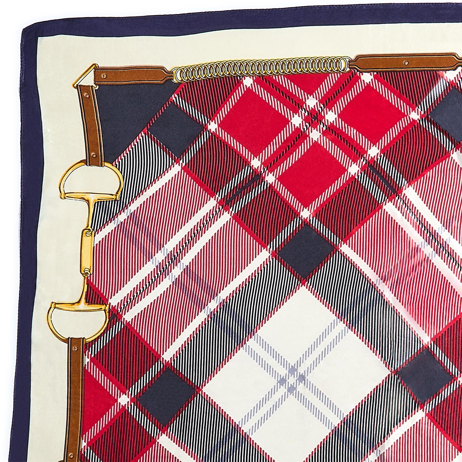 Tartan Silk Scarf