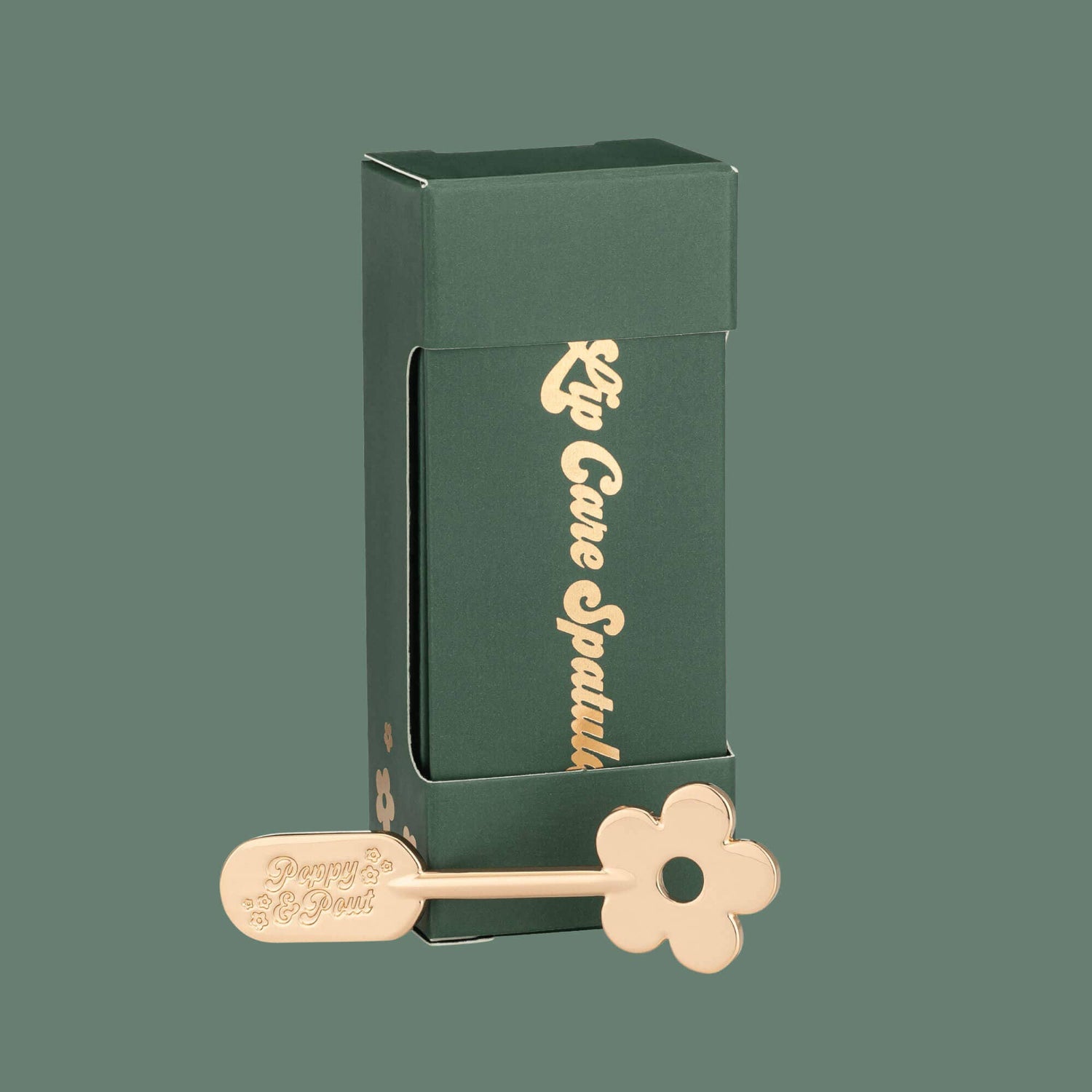 Poppy &amp; Pout - Lip Care Spatula, Gold Daisy