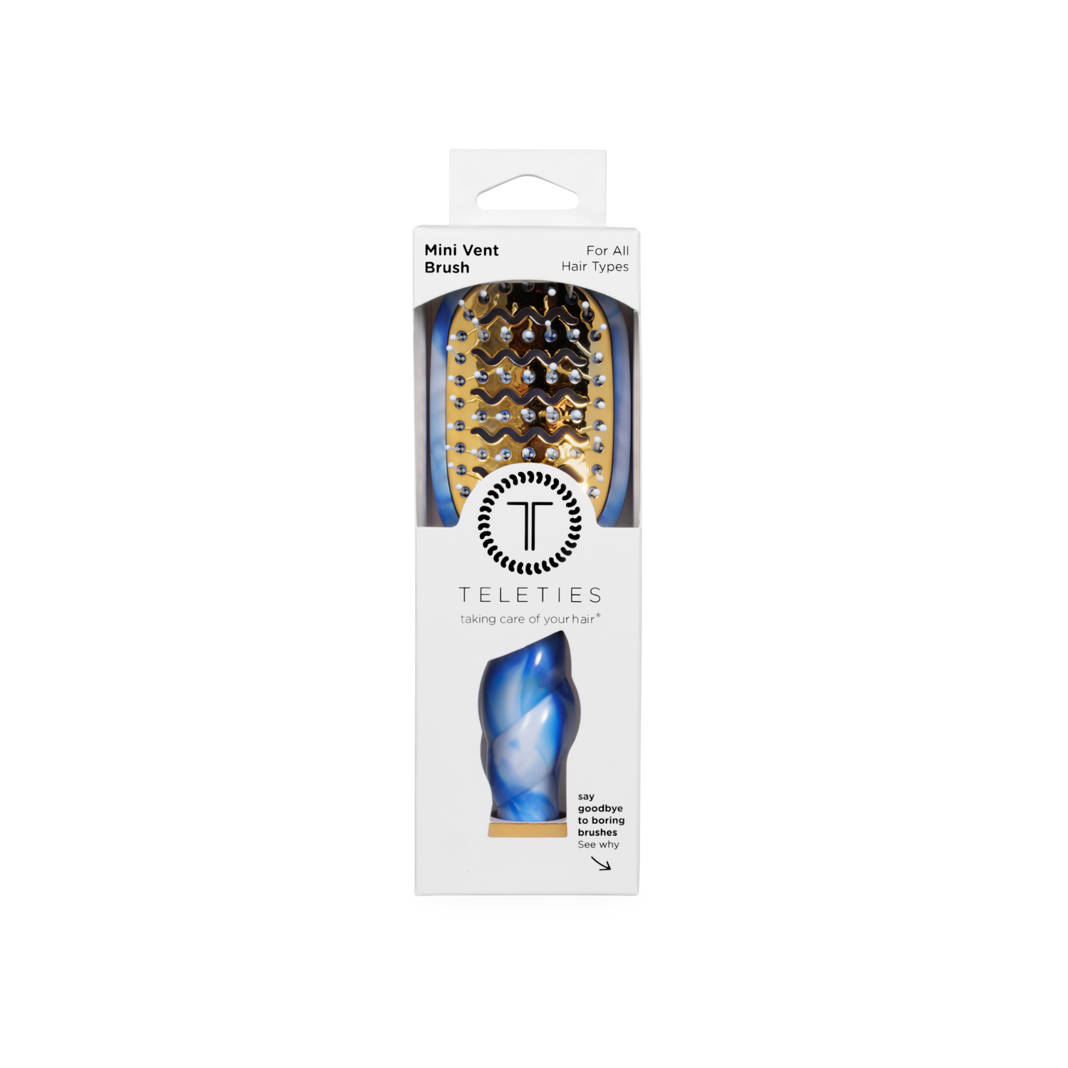 TELETIES - Mini Vented Brush | Tide &amp; True