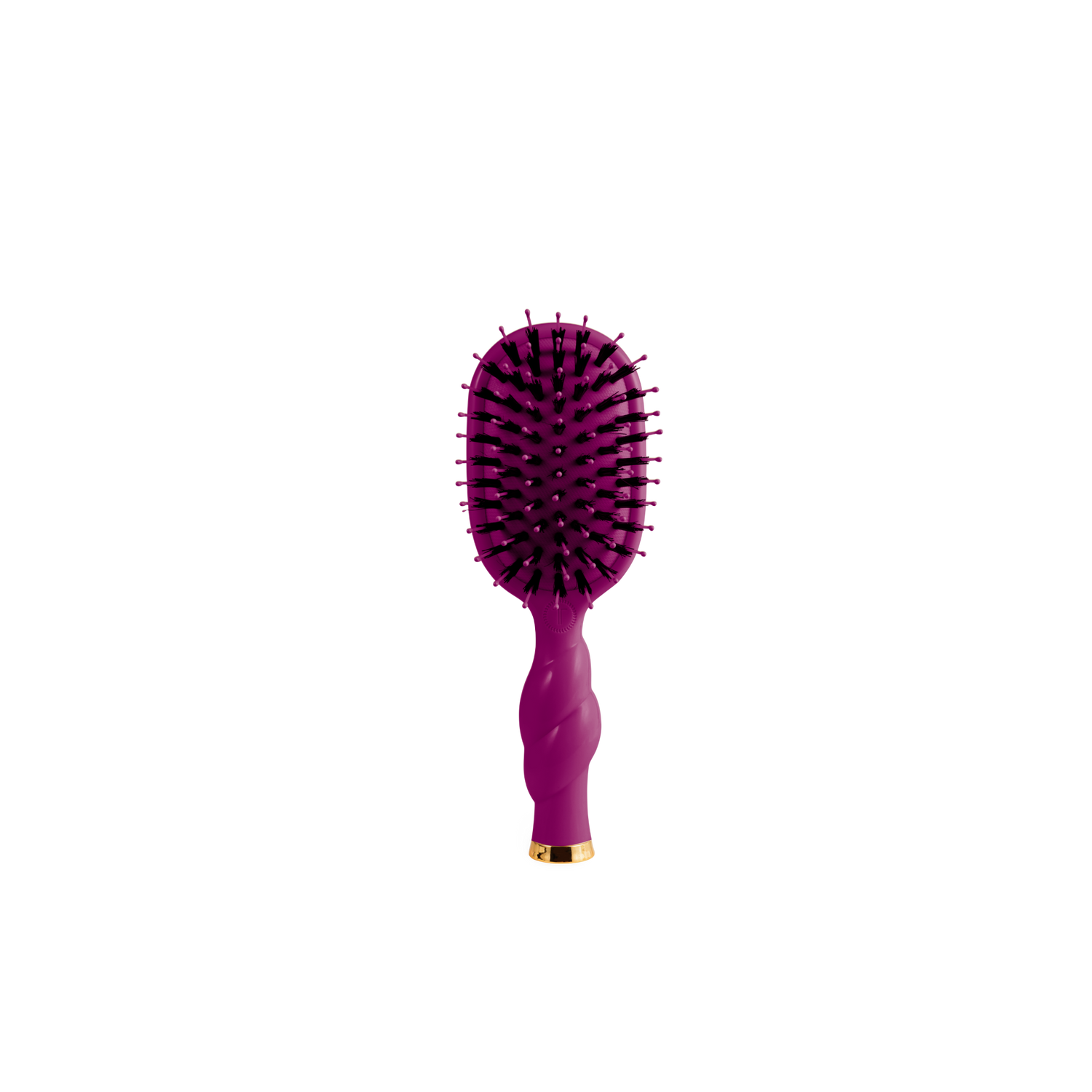 TELETIES - Mini Boar Bristle Hair Brush - Mulberry