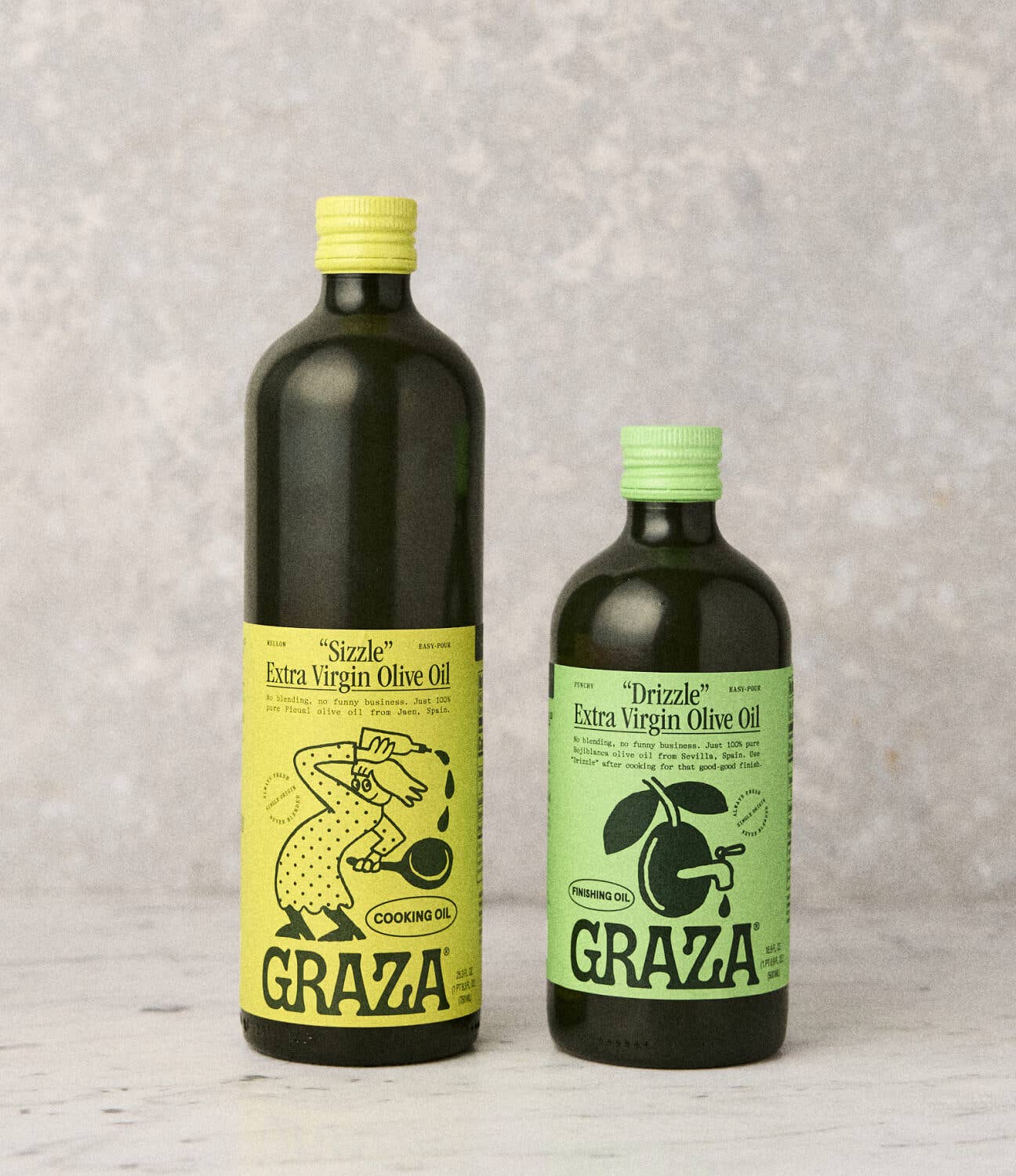 Graza - “Drizzle” Glass