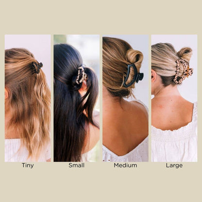 TELETIES - Open Hair Clip | Tiny | Summer Sky