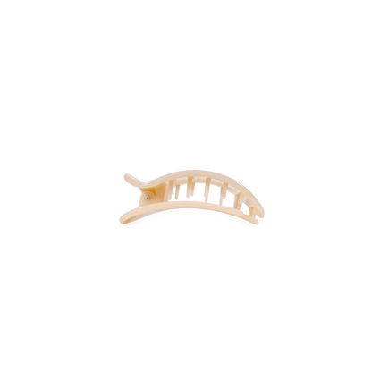 TELETIES - Almond Beige | Tiny | Flat Round Clip