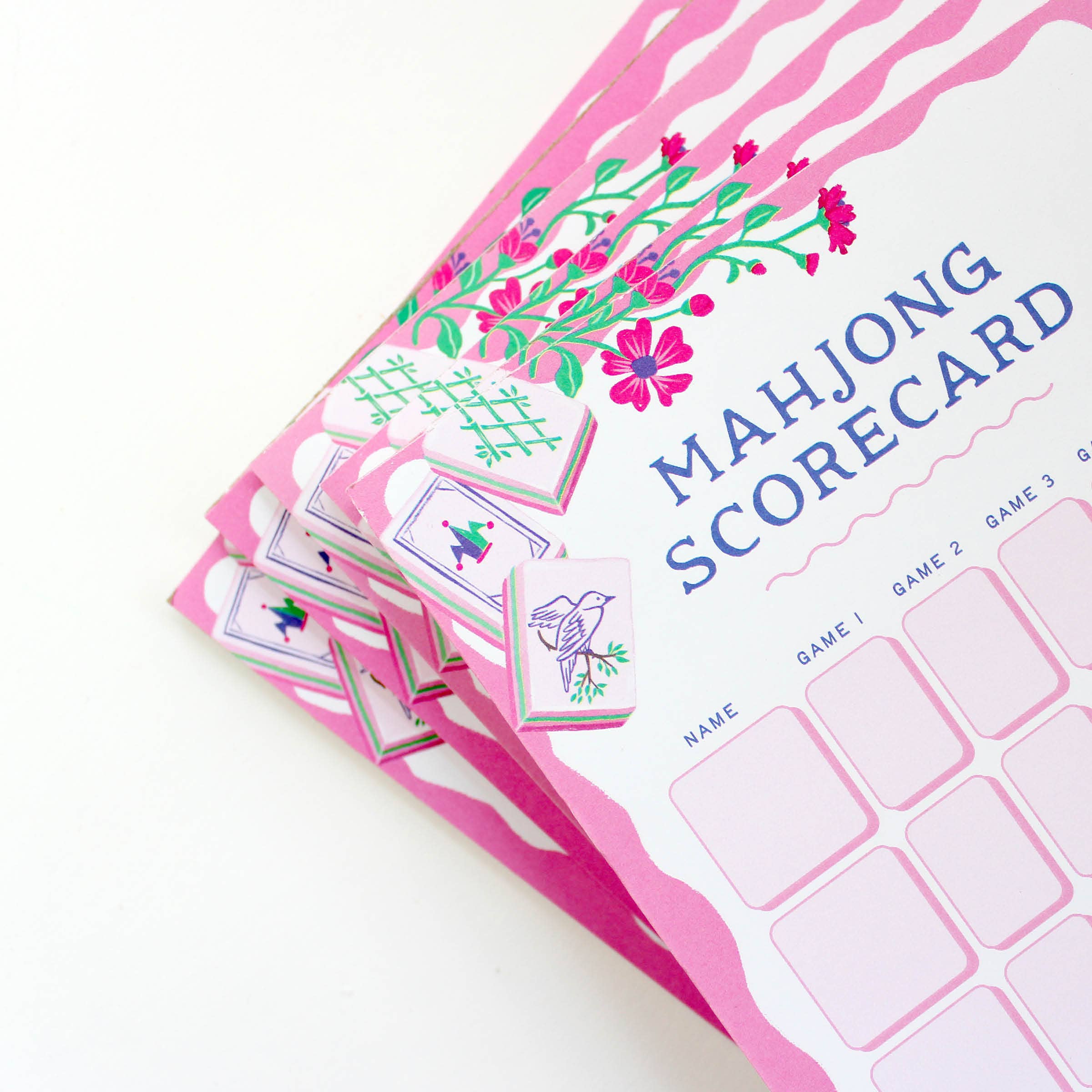 Mahjong Scorecard Notepad