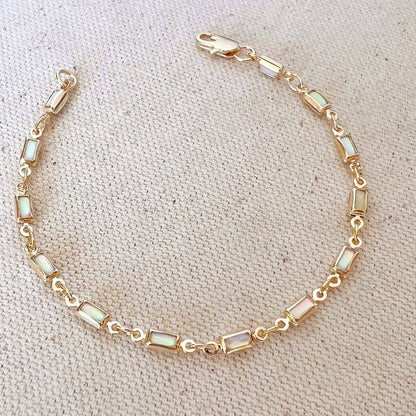 GoldFi - 18k Gold Filled Opal Bracelet