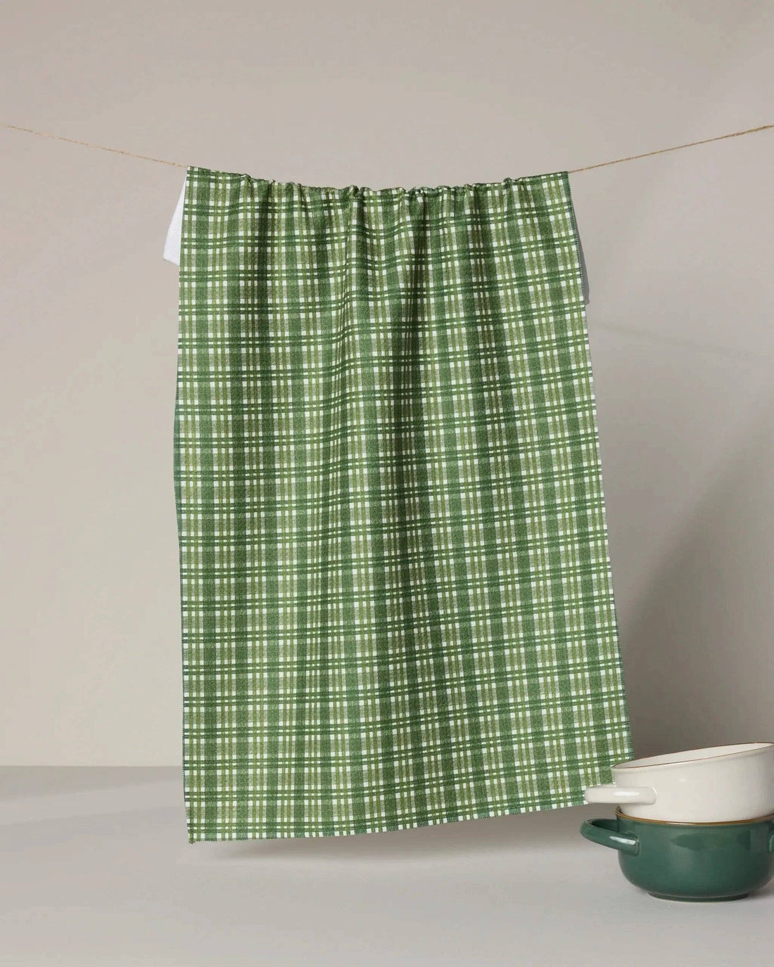 Geometry - Shay Plaid Tea Towel