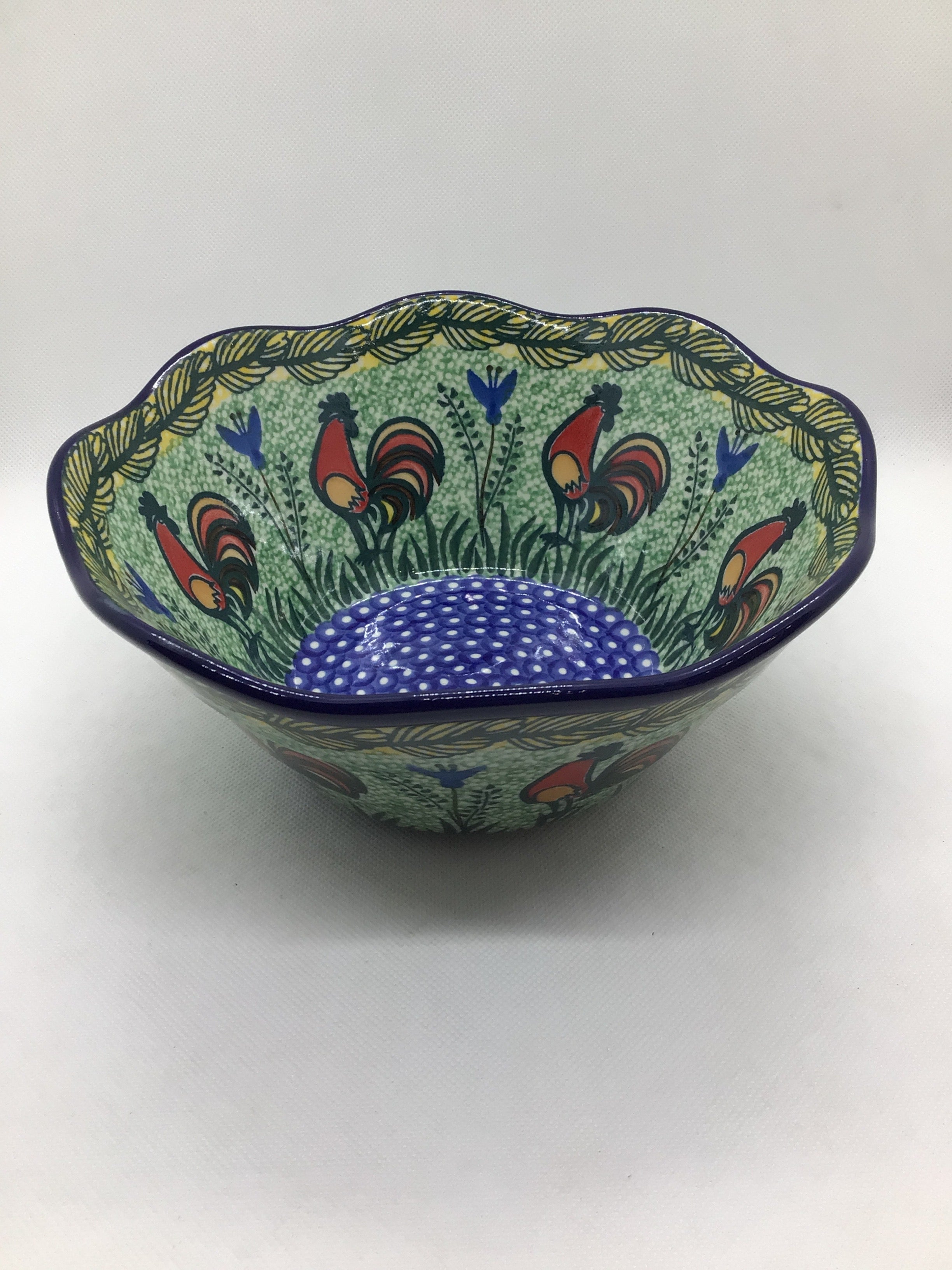 U2663 Wavy Edge Bowl 8"