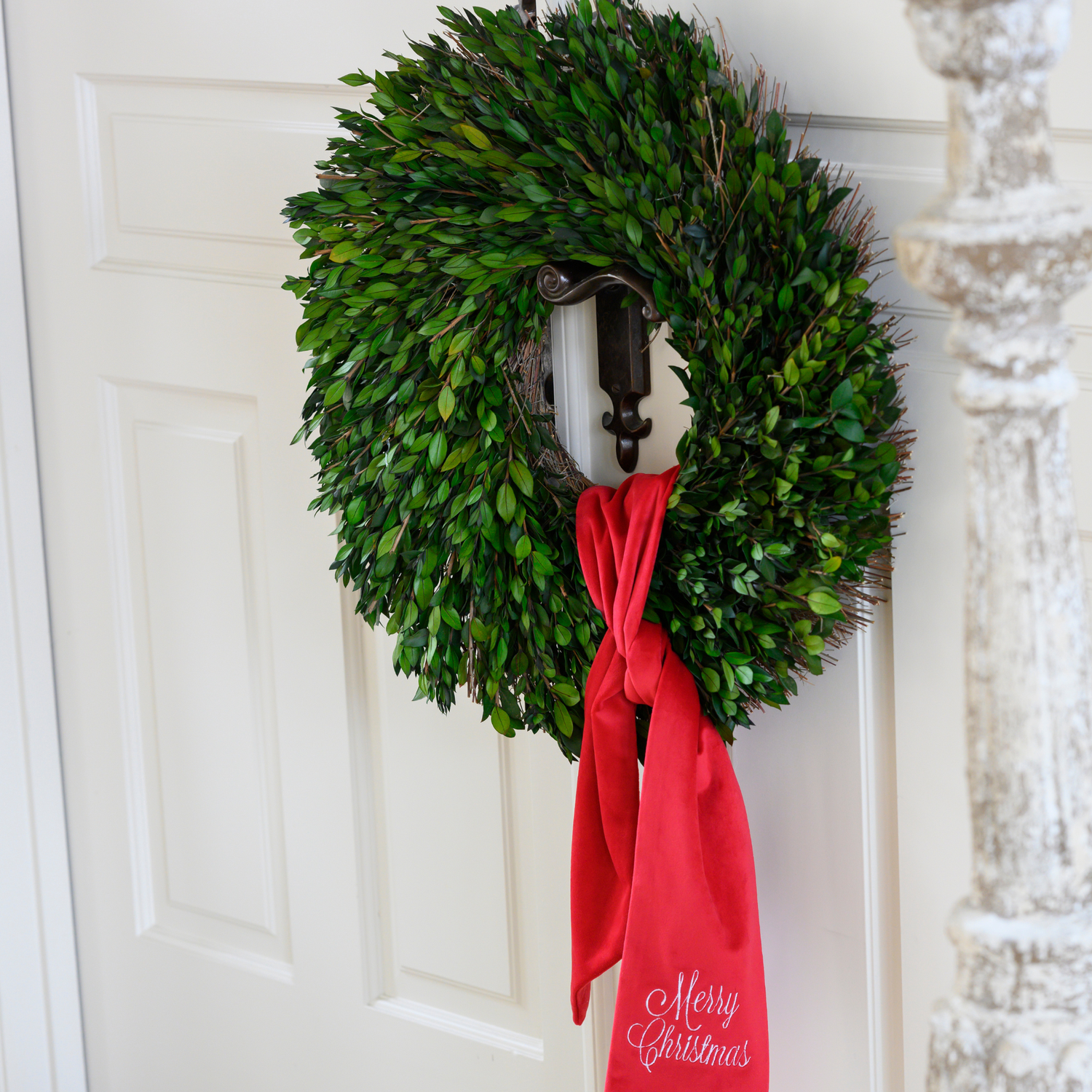 Merry Christmas Velvet Sash