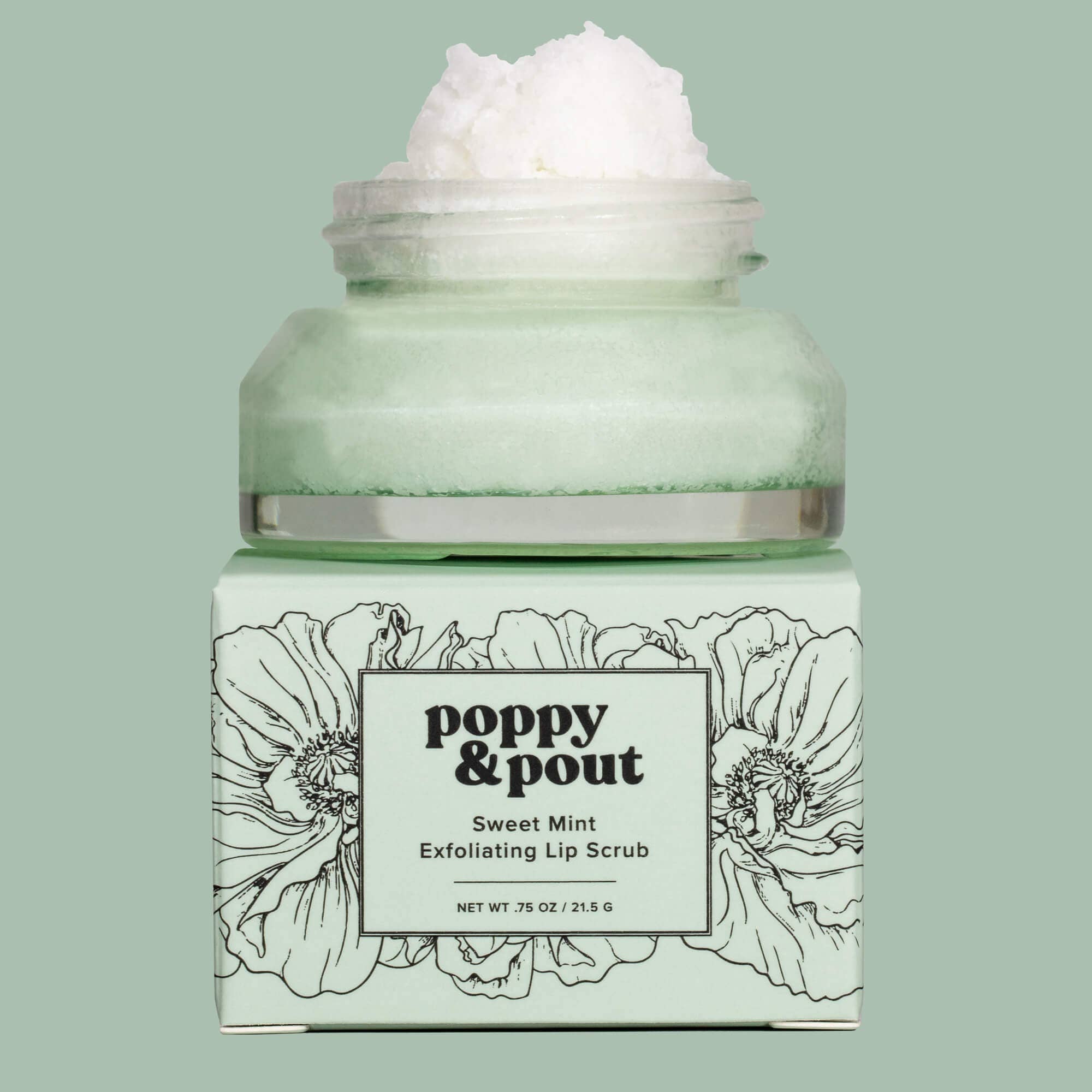 Poppy &amp; Pout - Lip Scrub, Sweet Mint