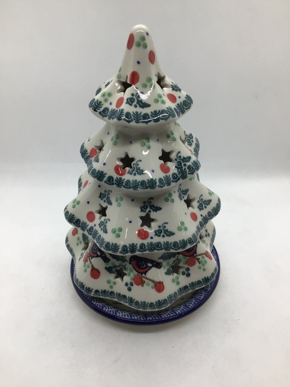 Red Robin Christmas Tree Luminary 8&quot;