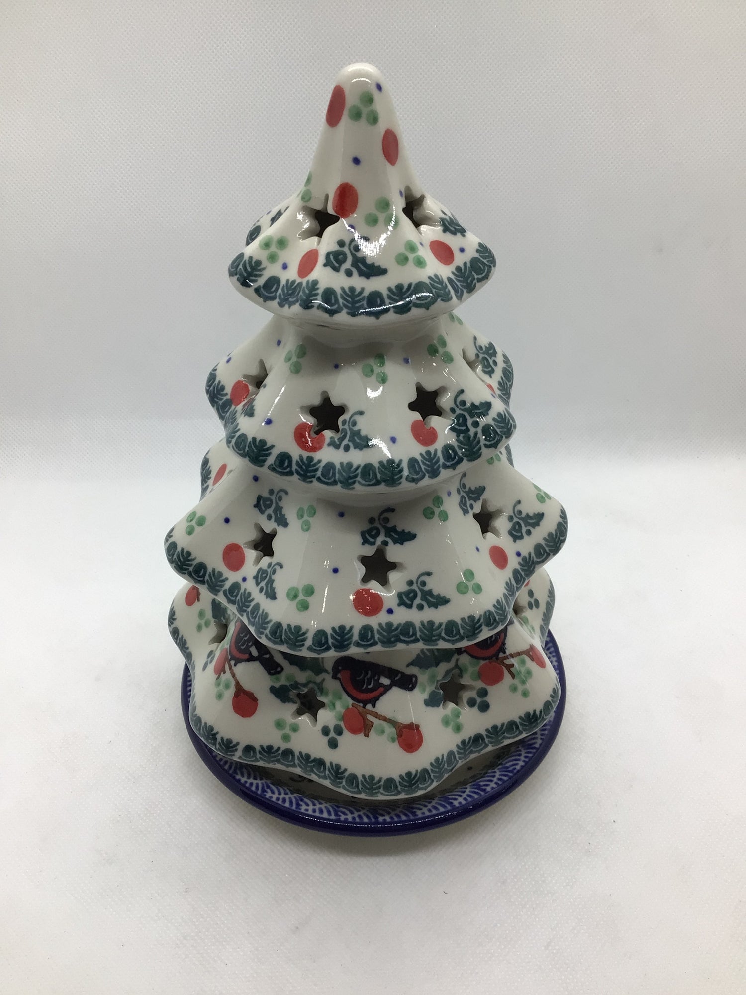 Red Robin Christmas Tree Luminary 8&quot;