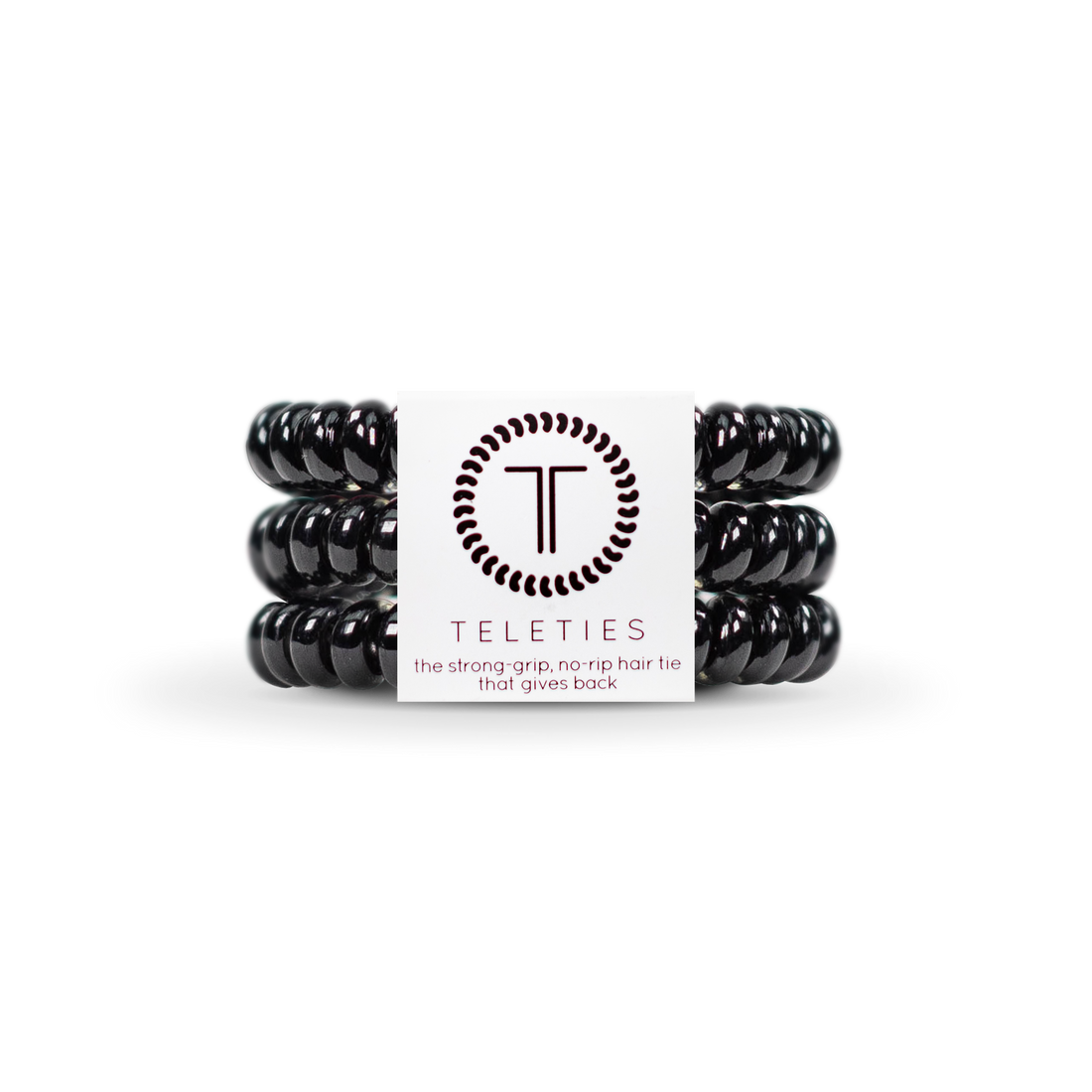 Spiral Hair Coils | Small | Jet Black Hair Ties