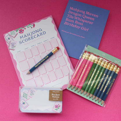 Mahjong Scorecard Notepad