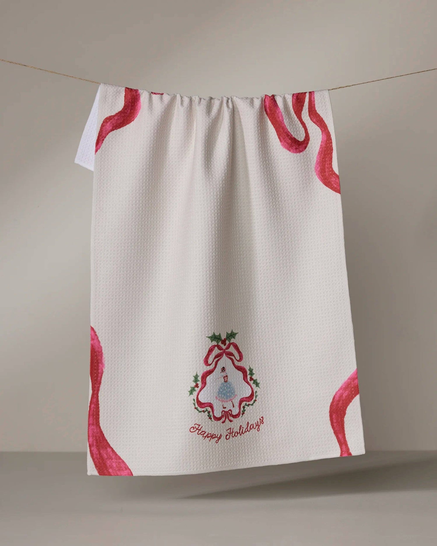 Geometry - Winter Ballerina Tea Towel