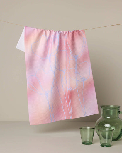 Geometry - Ethereal Bloom Tea Towel
