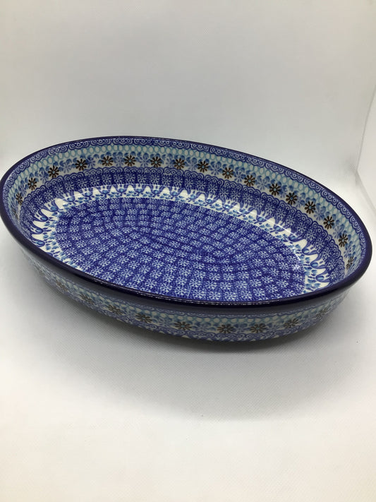 Blue Yonder 12" Oval Baker