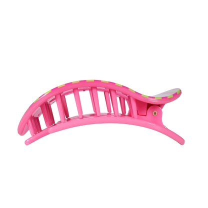 TELETIES - Summer Crush | Large | Flat Round Hair Clip
