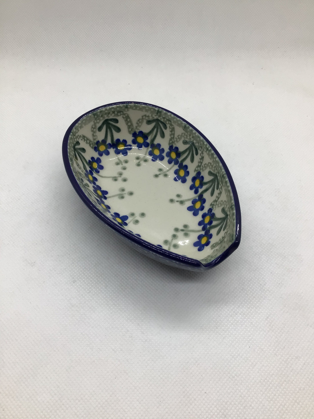 Blue Spring Daisy Spoon Rest