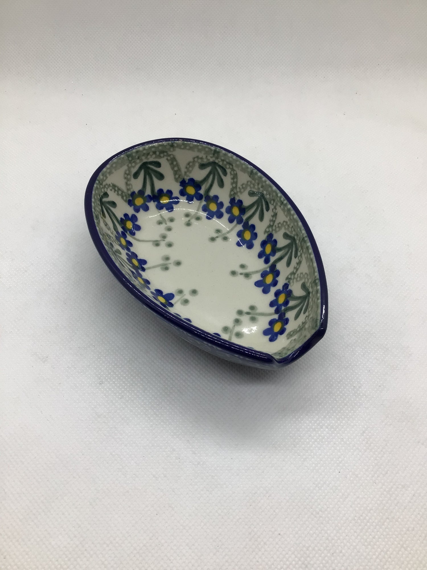 Blue Spring Daisy Spoon Rest