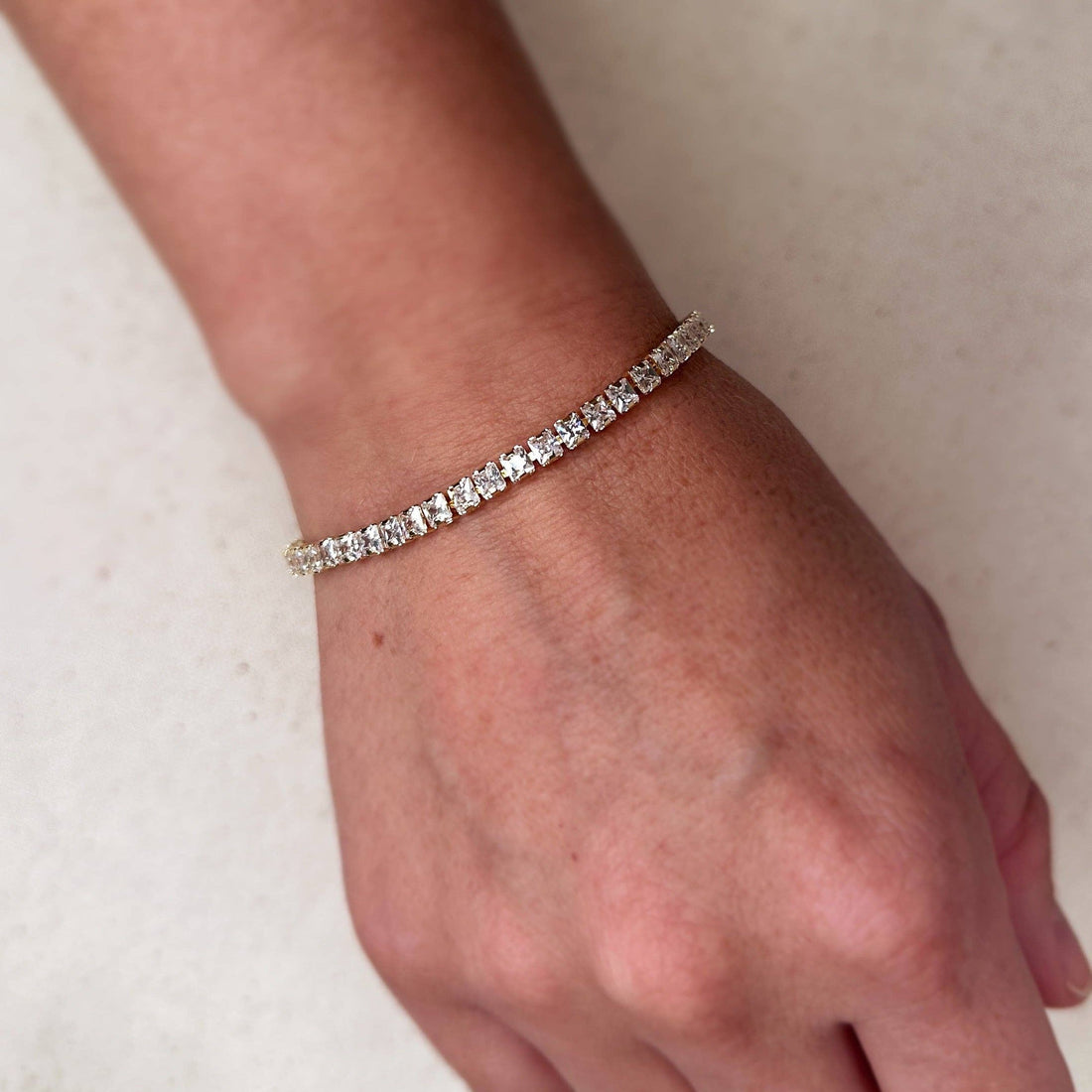 GoldFi - 18k Gold Filled 3mm CZ Tennis Bracelet