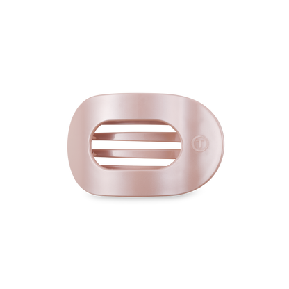Round Flat Hair Clip | Small | Pearly Pink