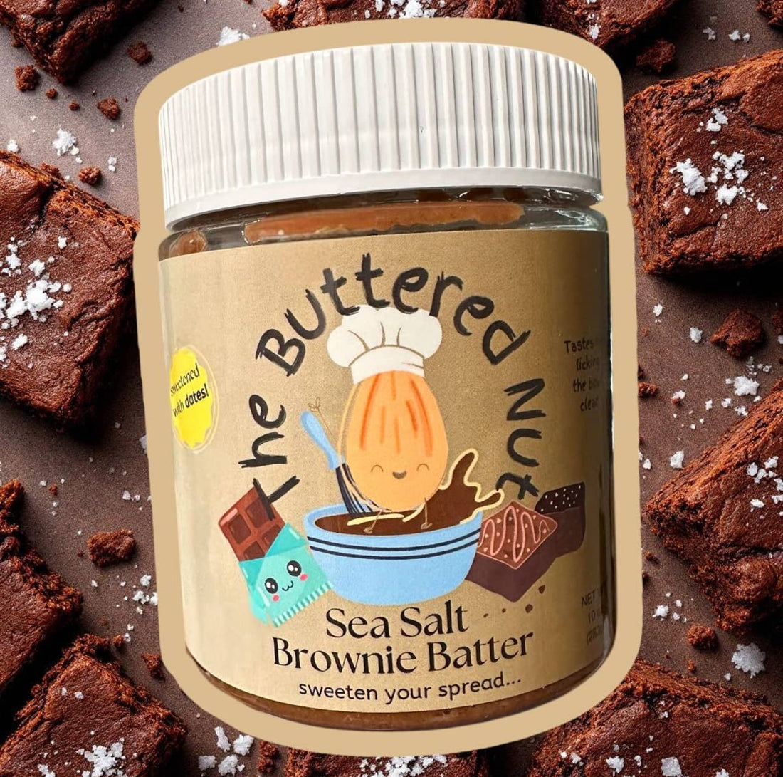 The Buttered Nut - Sea Salt Brownie Batter Nut Butter