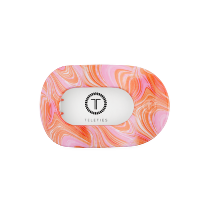 TELETIES - Just Keep Swimming | Medium | Flat Round Hair Clip