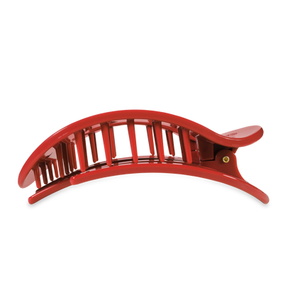 TELETIES - Flat Round Hair Clip | Large | Red Carpet Ready