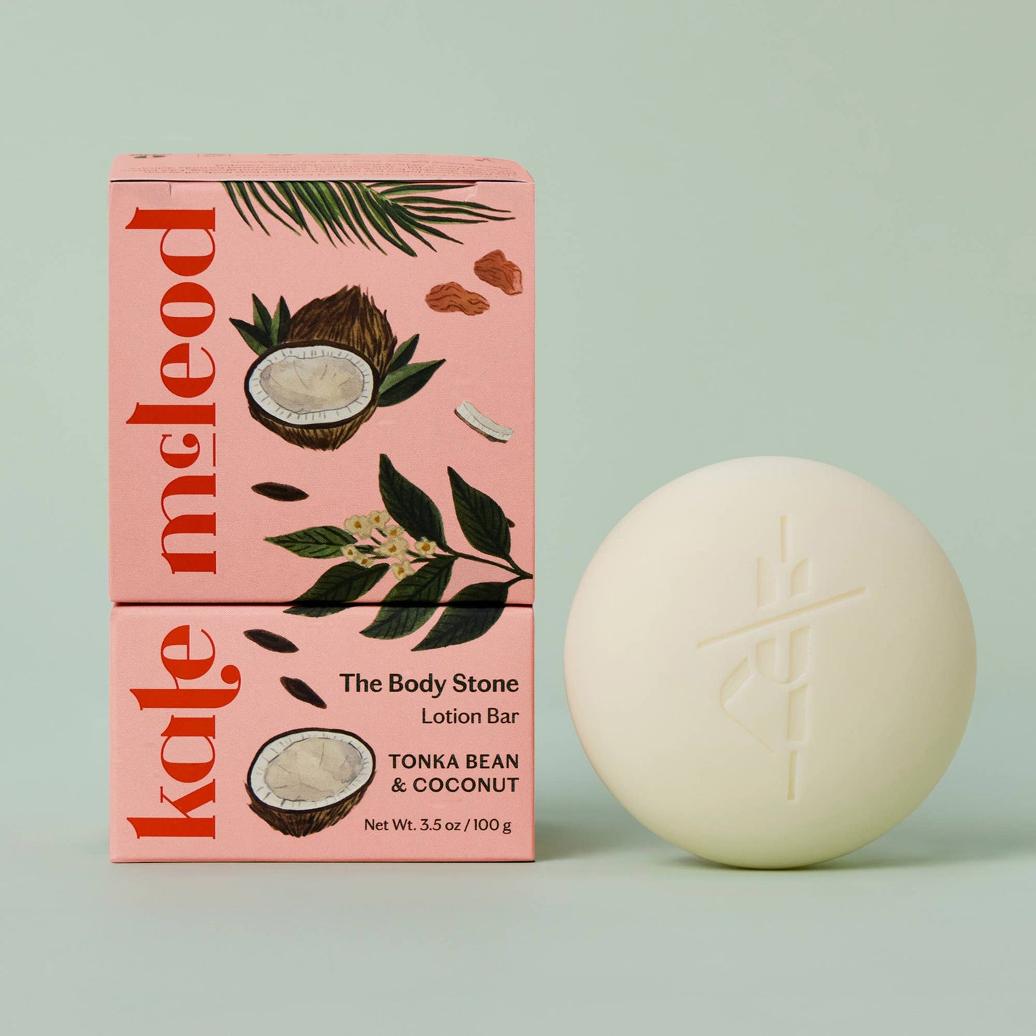Kate McLeod - Tonka Bean &amp; Coconut | Deep Moisturizing Lotion Bar