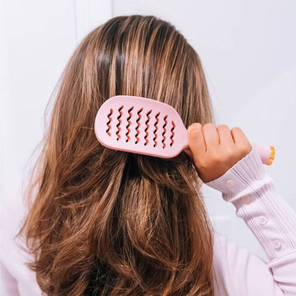 TELETIES - Vented Brush | Full Size | Bubblegum Pink