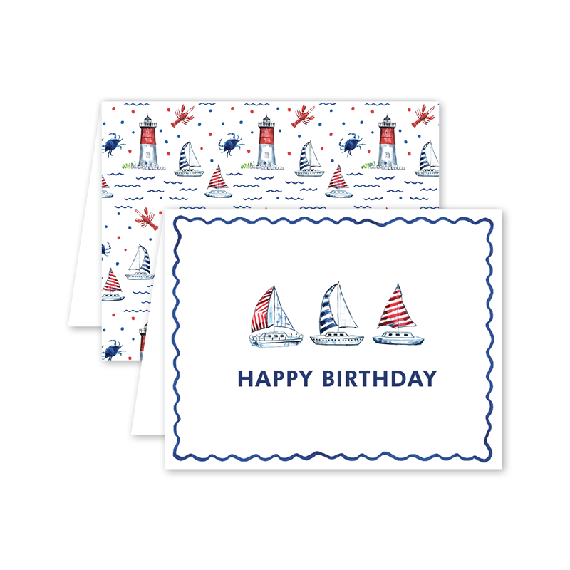 Nauset Beach Sailboat Birthday