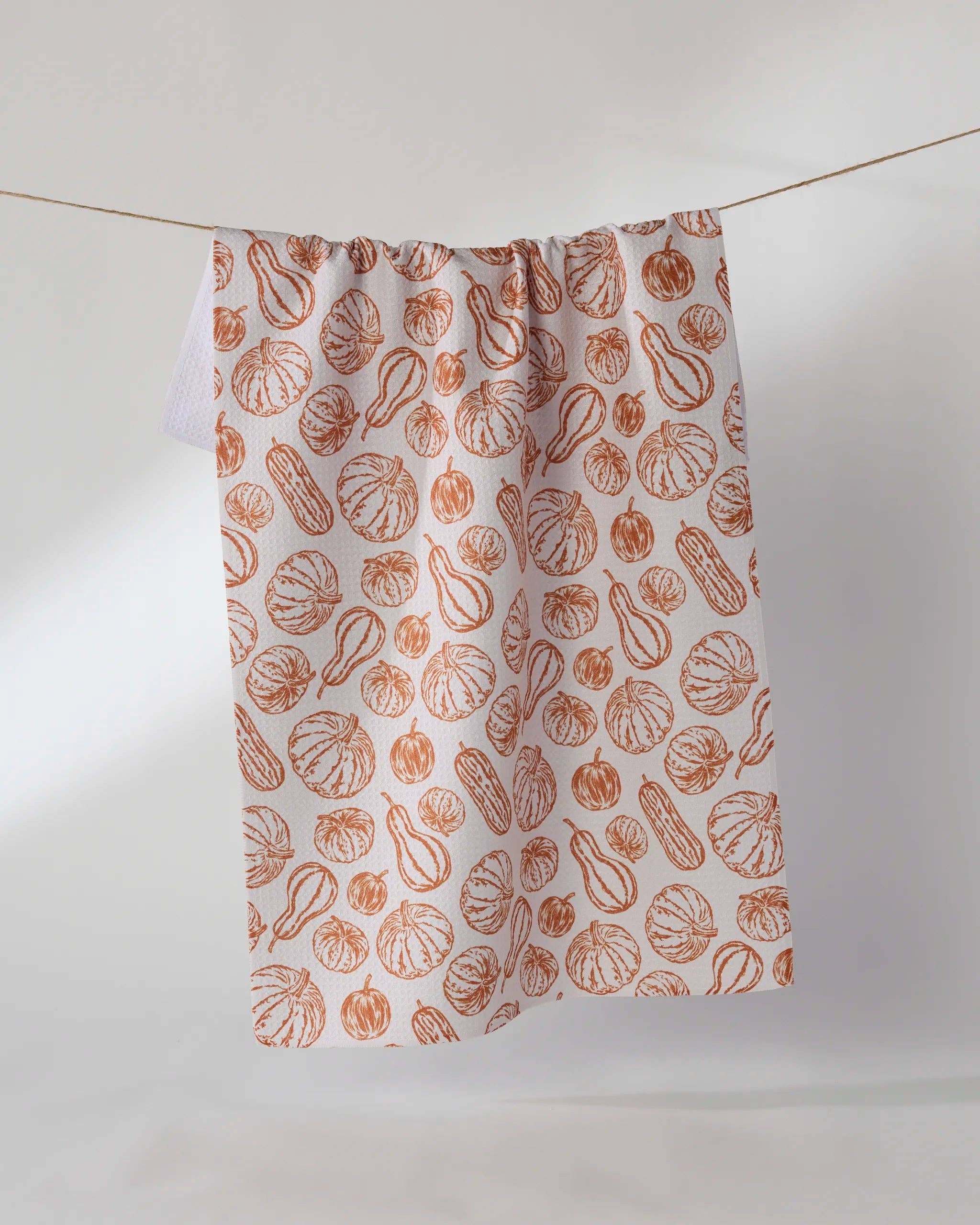 Geometry - Harvest Sketch Tea Towel