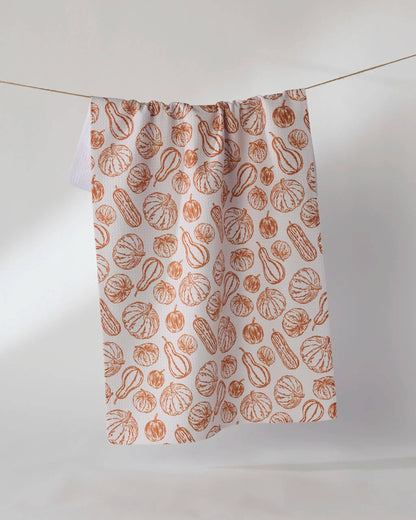 Geometry - Harvest Sketch Tea Towel