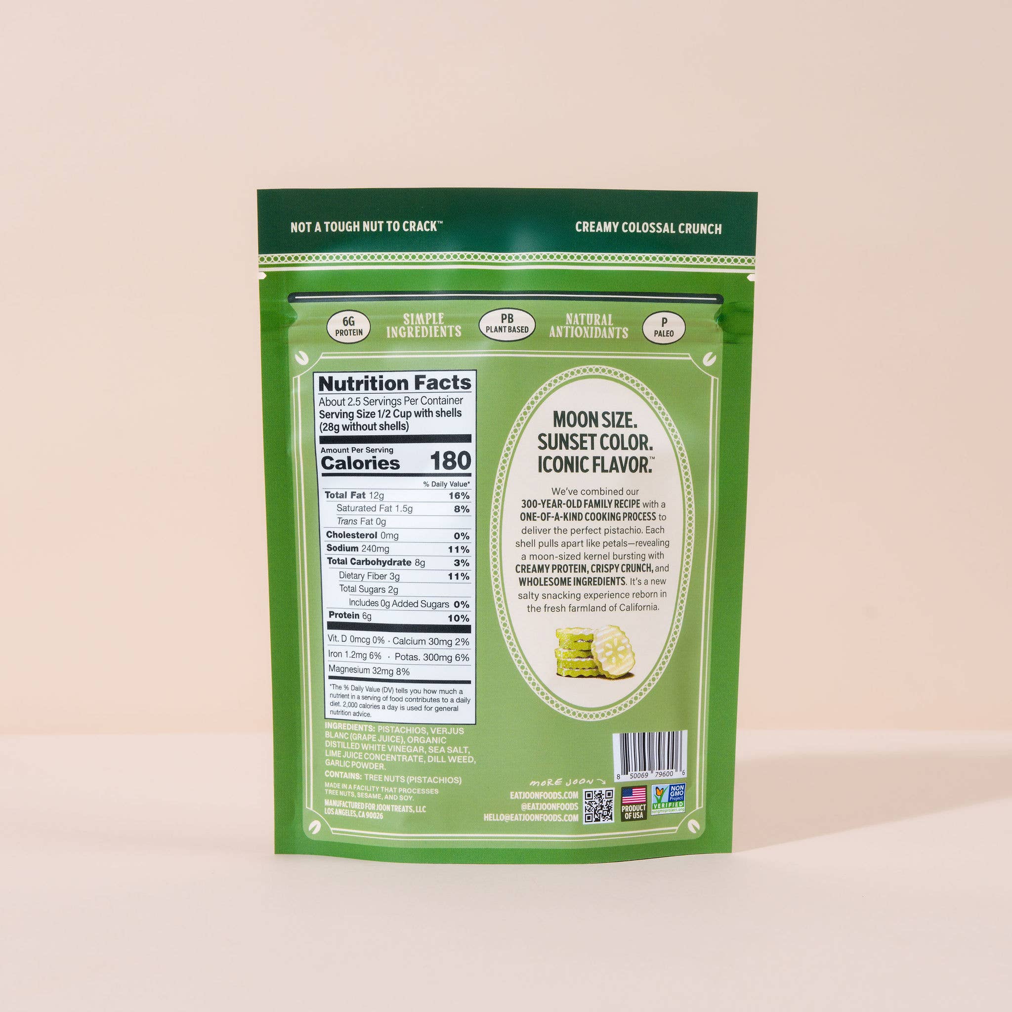 Joon - Joon Dill Pickle Pistachios - 4.5oz Resealable Bag