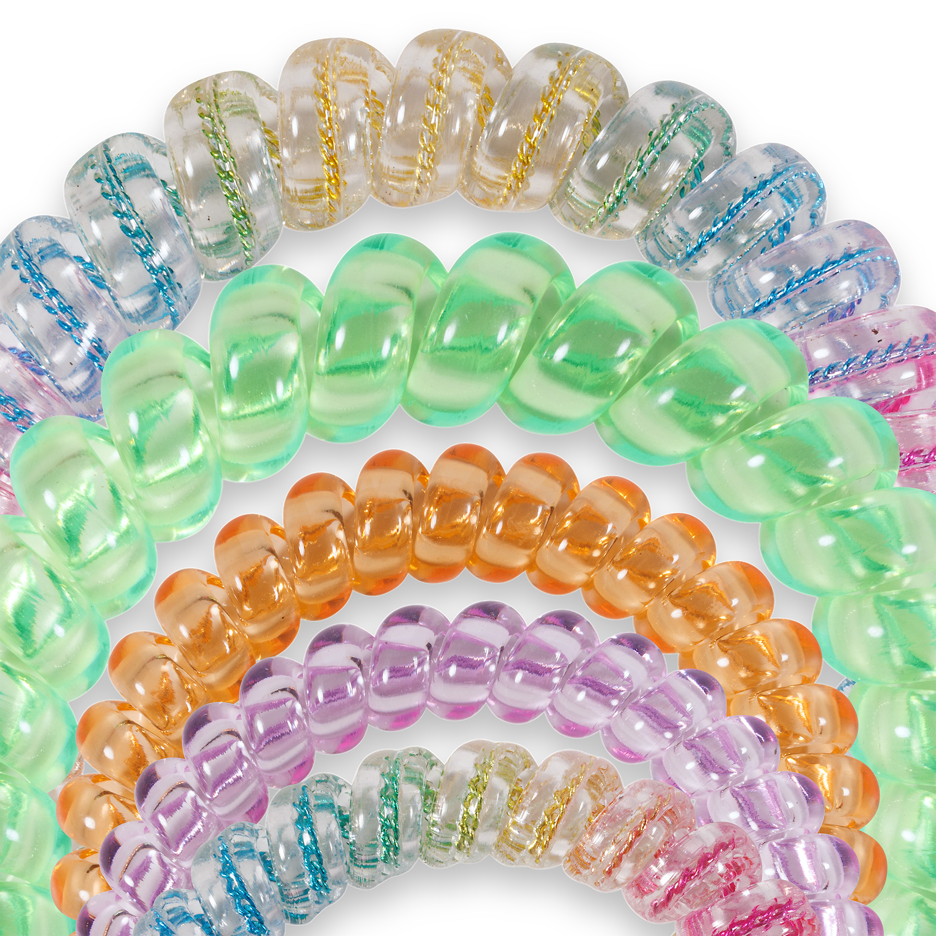 Spiral Hair Coil | Mix Pack | Technicolor Dreams