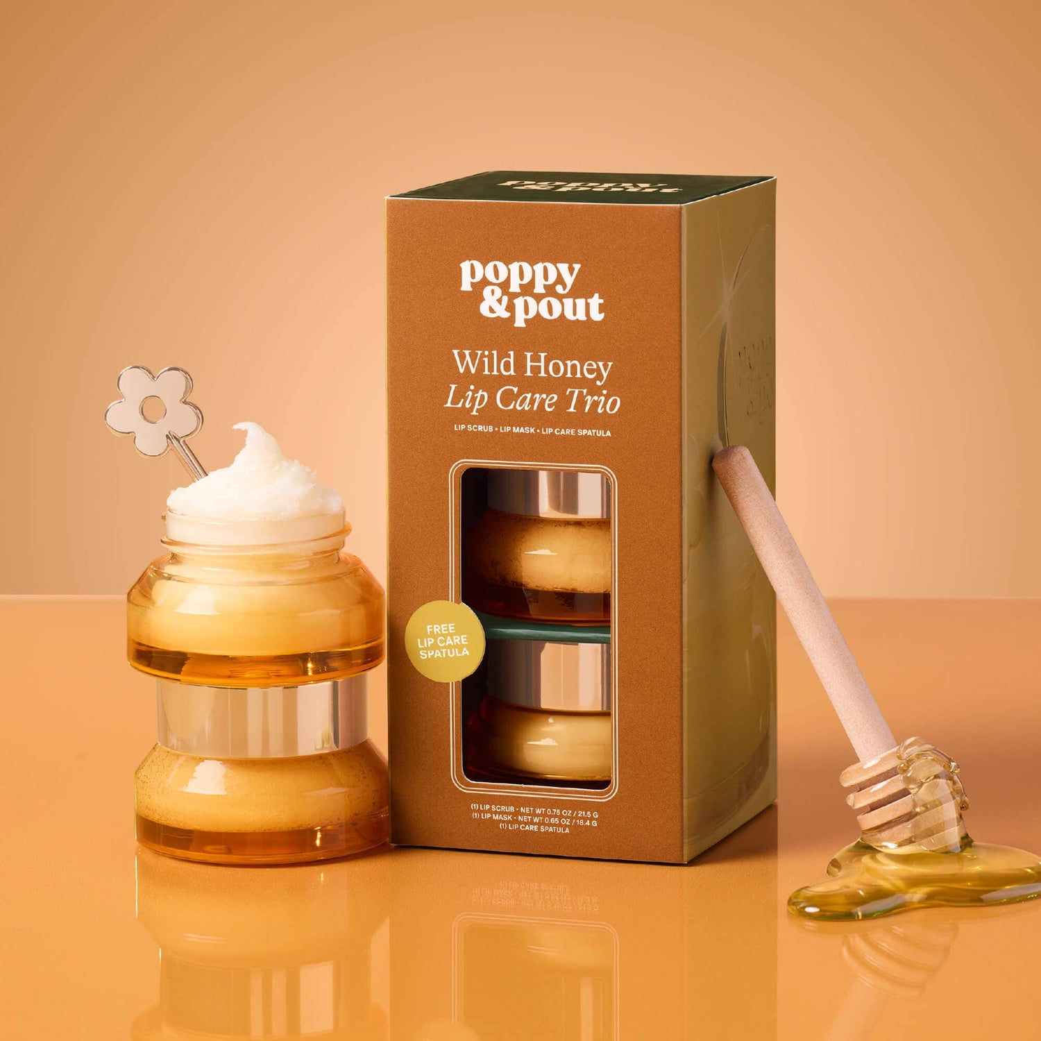 Poppy &amp; Pout - Lip Care Trio, Wild Honey