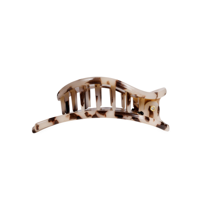 TELETIES - Blonde Tortoise | Medium | Flat Circle Hair Clip