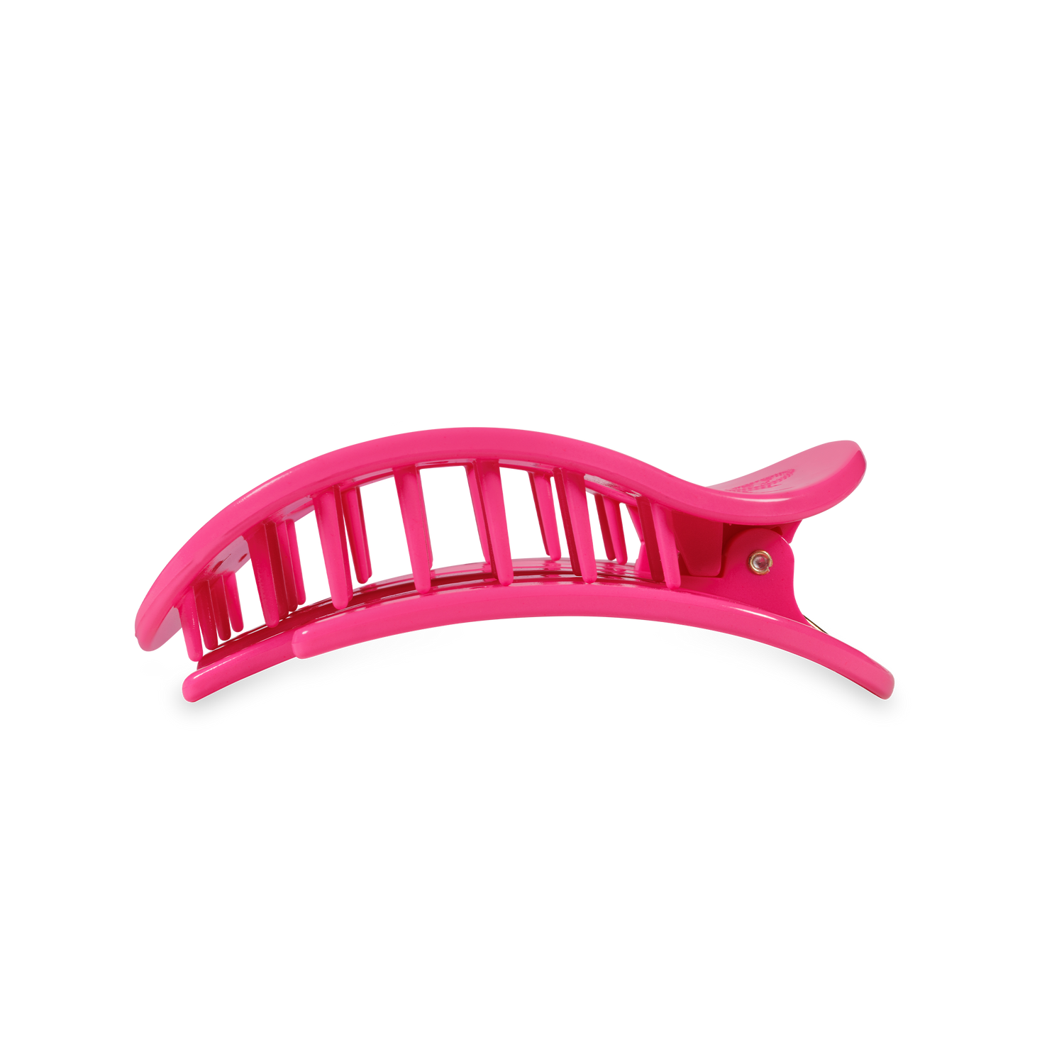 TELETIES - Flat Round Hair Clip | Medium | Tropical Punch